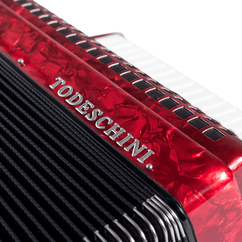 Acordeon Todeschini 120 Baixos Vermelho 7W827 Acordeon Todeschini 120 Baixos Vermelho 7W827