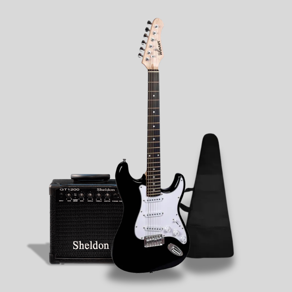 KIT SUA PRIMEIRA GUITARRA WINNER + AMPLIFICADOR E ACESSÓRIOS