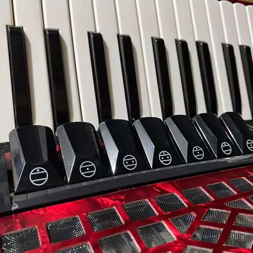 Acordeon Todeschini 120 Baixos Vermelho 7W827 Acordeon Todeschini 120 Baixos Vermelho 7W827